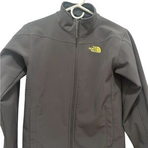 The North Face Grey Softshell Jacket Youth 10/12